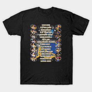 Golden State 2017 NBA Champs Team T-Shirt